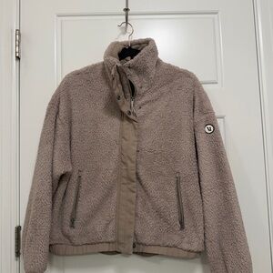 Vuori Taupe Sherpa Jacket